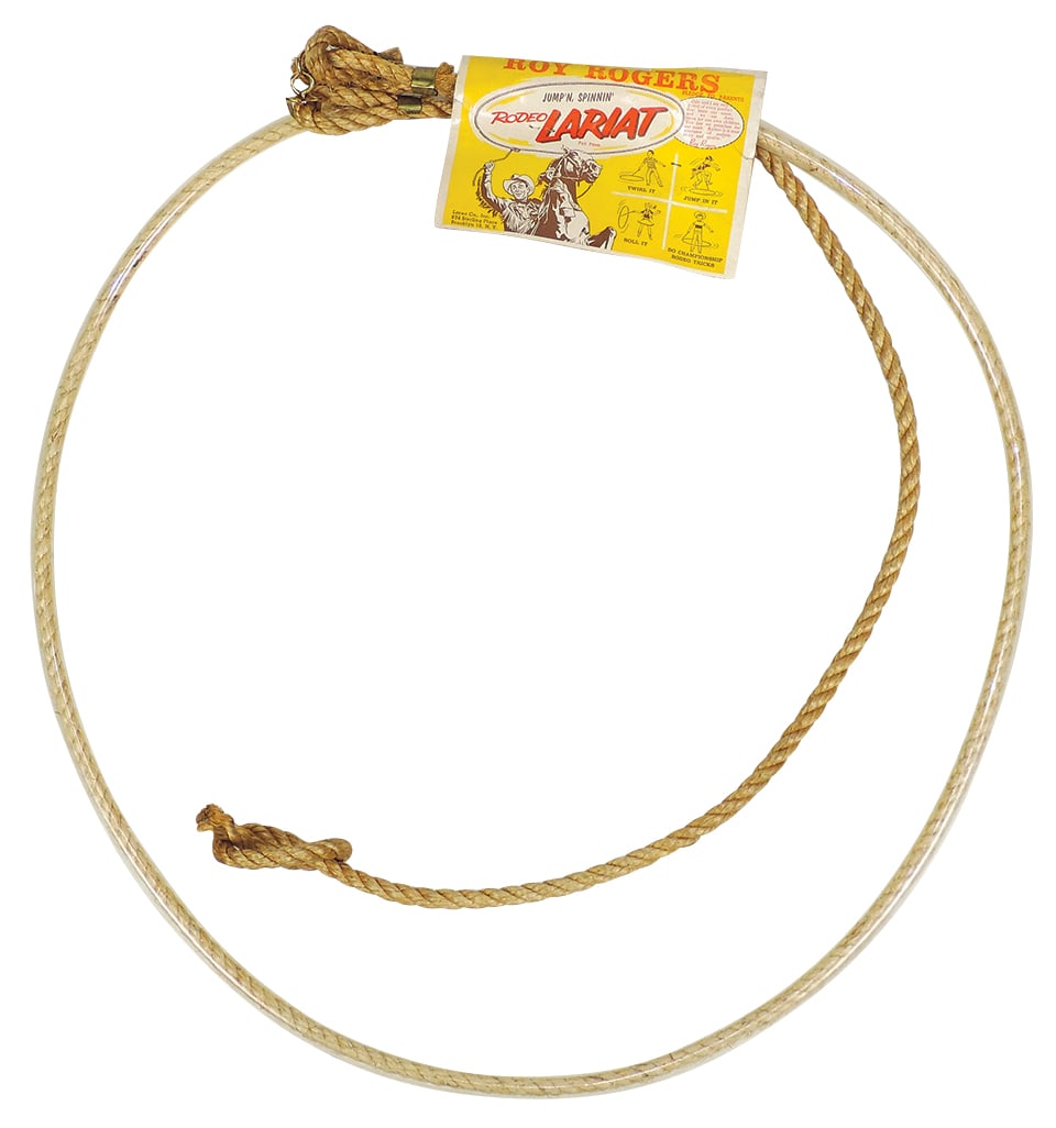 Roy Rogers Lariat, Mint cond w/orig label, 21"Dia.: Roy Rogers Lariat, Mint cond w/orig label, 21"Dia.