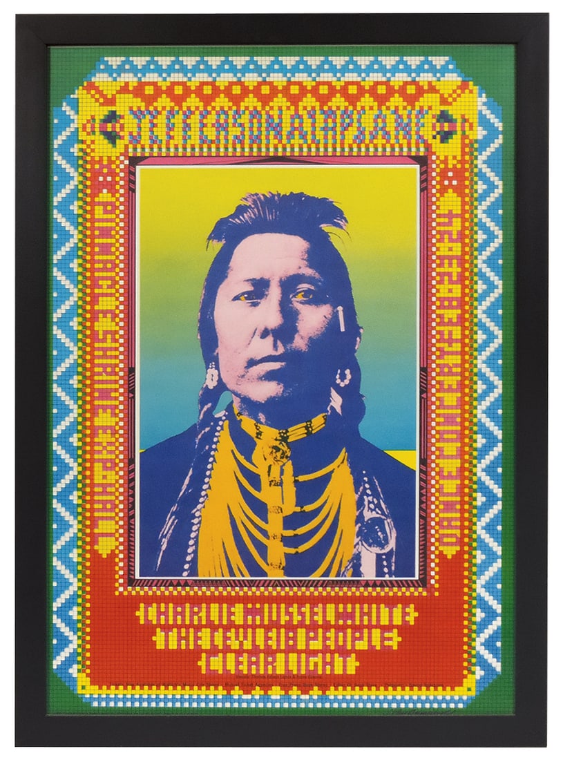 Rock & Roll Poster Jefferson Airplane, Pinnacle Shrine 1968, second printing signed by artist John (1 of 1)