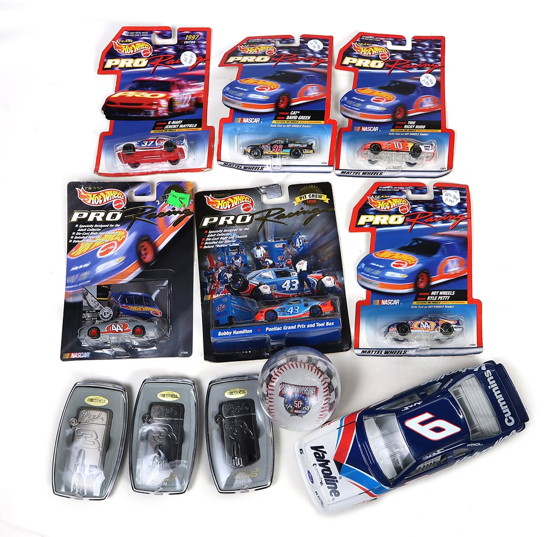 Hot Wheels (6,) Pro Racing NASCAR, #10 Rickey Rudd, #43 Bobby Hamilton, #44 (1 of 3)