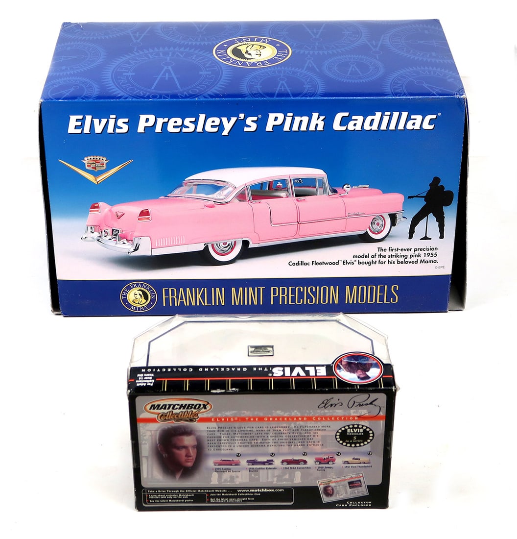 ミニカー CADILLAC(FRANCLIN MINT) Elvis Presley's 1955 Pink Cadillac Franklin Mint 1/24 Scale