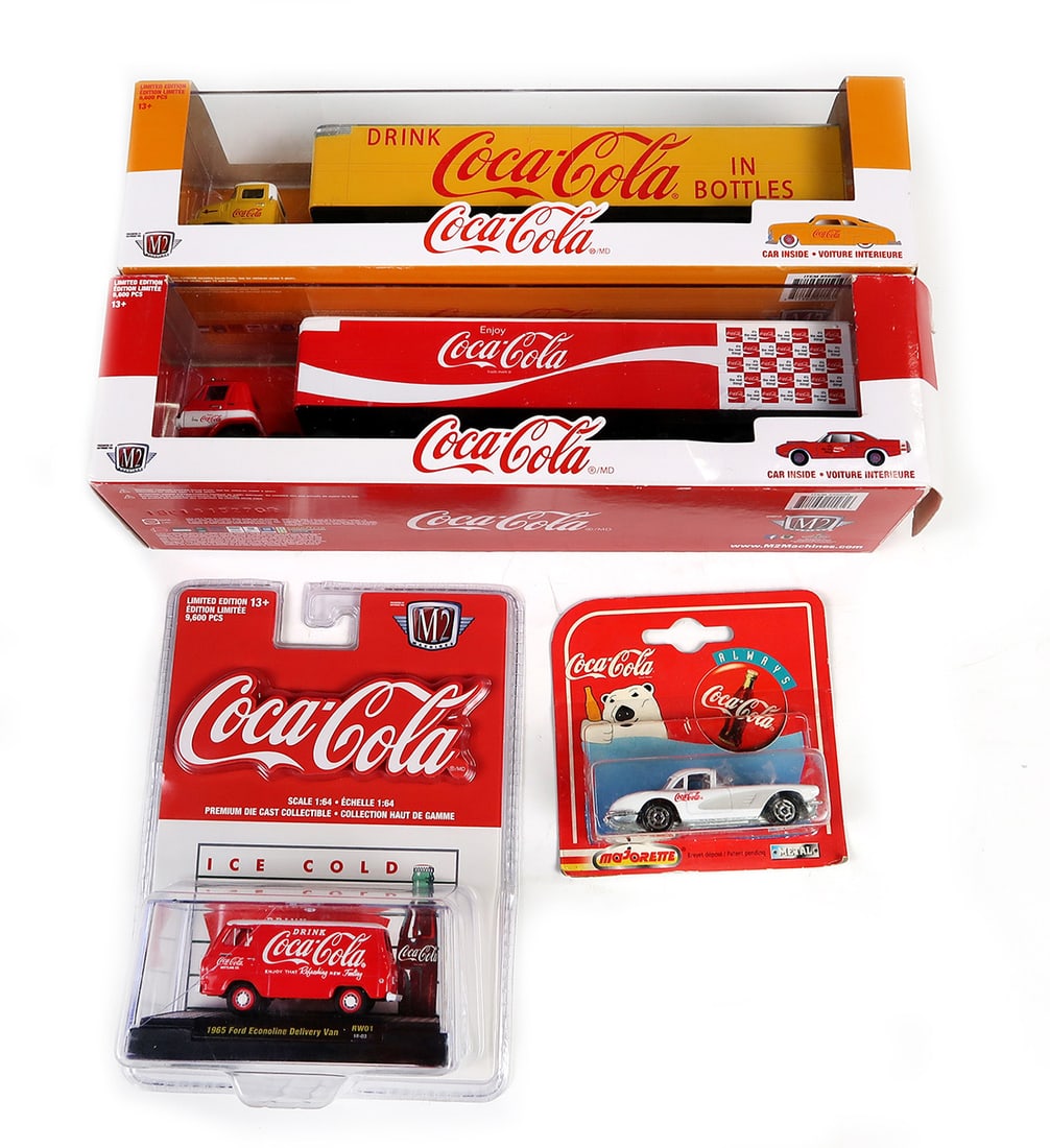 Coca-Cola (4), 1956 Ford Truck/Trailer COE & 1949 Mercury Coupe, 1970 Dodge (1 of 4)