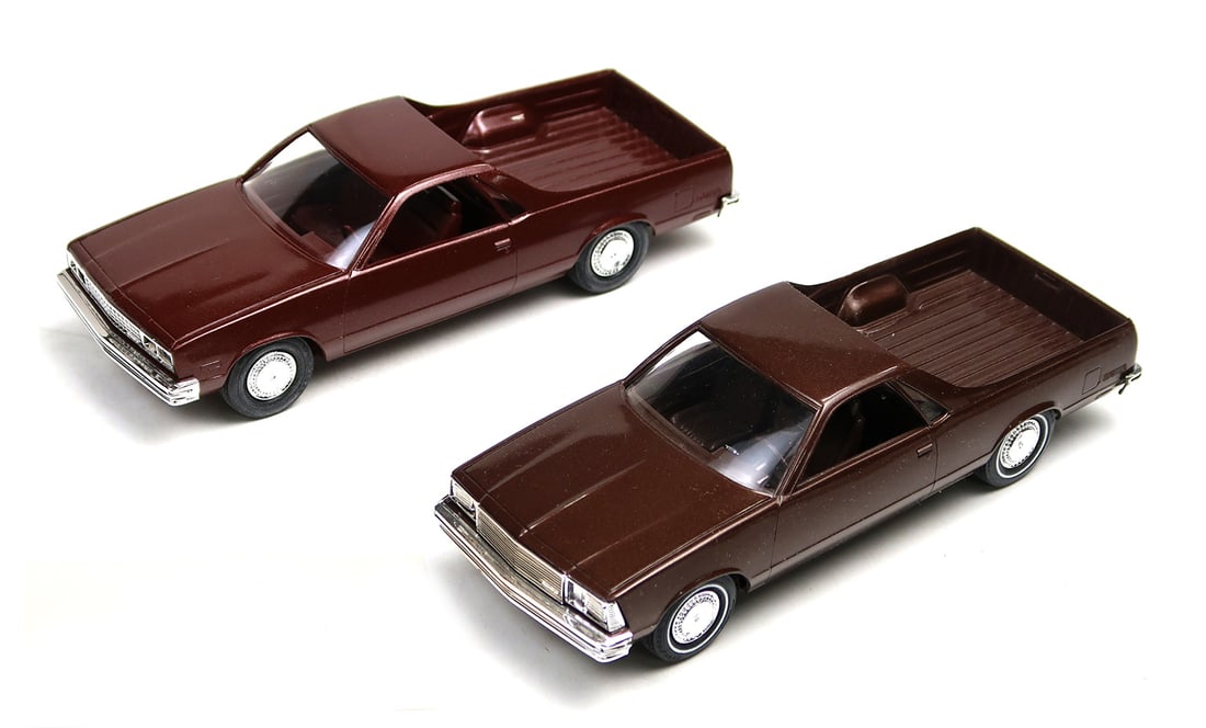 Toy Scale Models, Dealer Promo (2), 1982 El Camino & 1981 El Camino. New In (1 of 2)