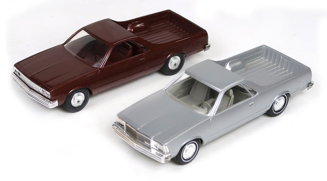 Toy Scale Models, Dealer Promo (2), 1982 El Camino & 1981 El Camino. New In (1 of 2)