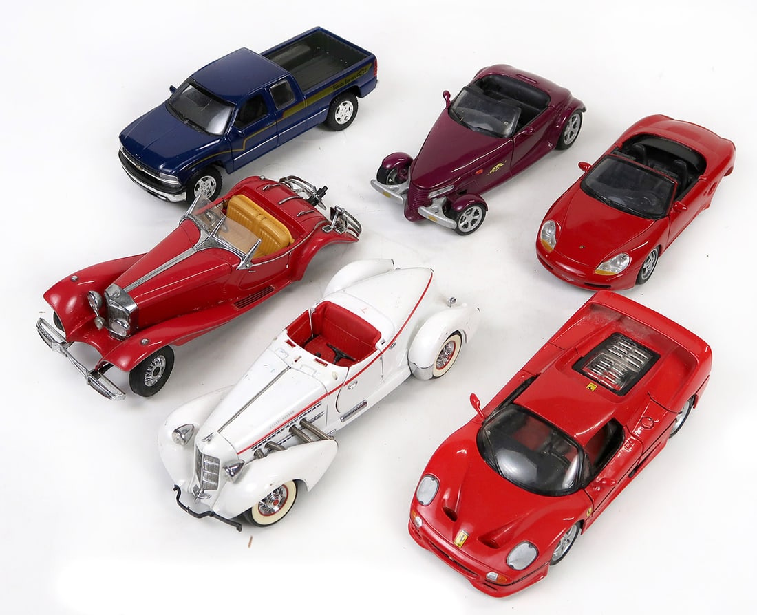 Toy Scale Models (6), Franklin Mint 1035 Mercedes Benz 500K Roadster, 1935 (1 of 1)