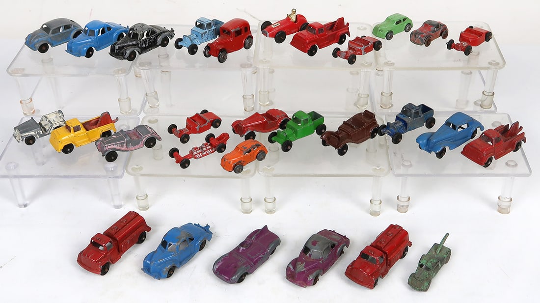 Small Metal Cars (30), incl some Tootsietoys, mostly VG cond, 2" L. (1 of 1)