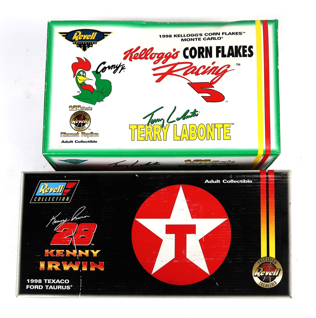 Replica Cars (2), Revell, Texaco & Kellogg's Racing, die-cast, MIB, largest (1 of 2)