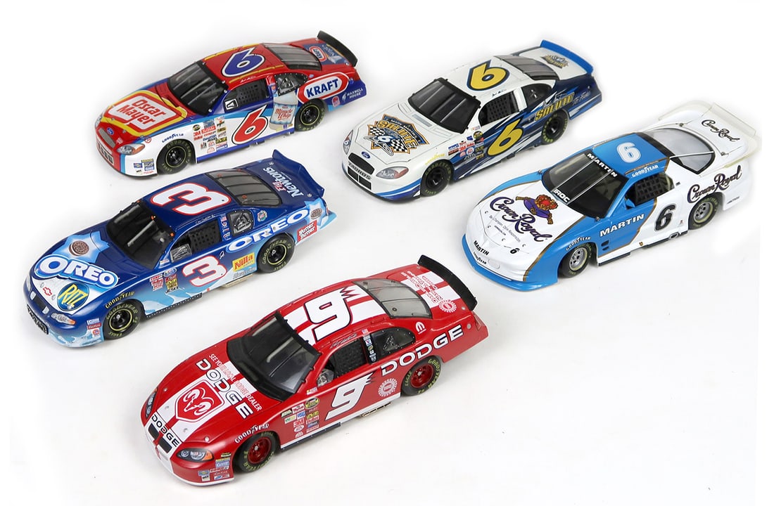 Nascar Cars (5), Crown Royal, Oscar Mayer Oreo & others, Exc cond, 6" L.: Nascar Cars (5), Crown Royal, Oscar Mayer Oreo & others, Exc cond, 6" L.