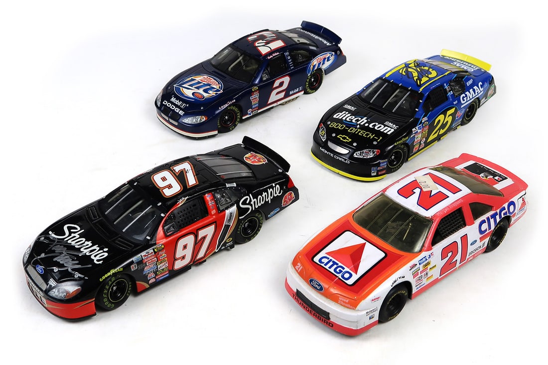 Nascar Scale Models (4), 1:24 scale Rusty Wallace  #2, Brian Vickers #25 & (1 of 1)