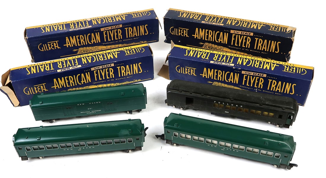 Toy Train (4), Gilbert American Flyer Trains 653 Pullman Passenger Car, Gil (1 of 1)