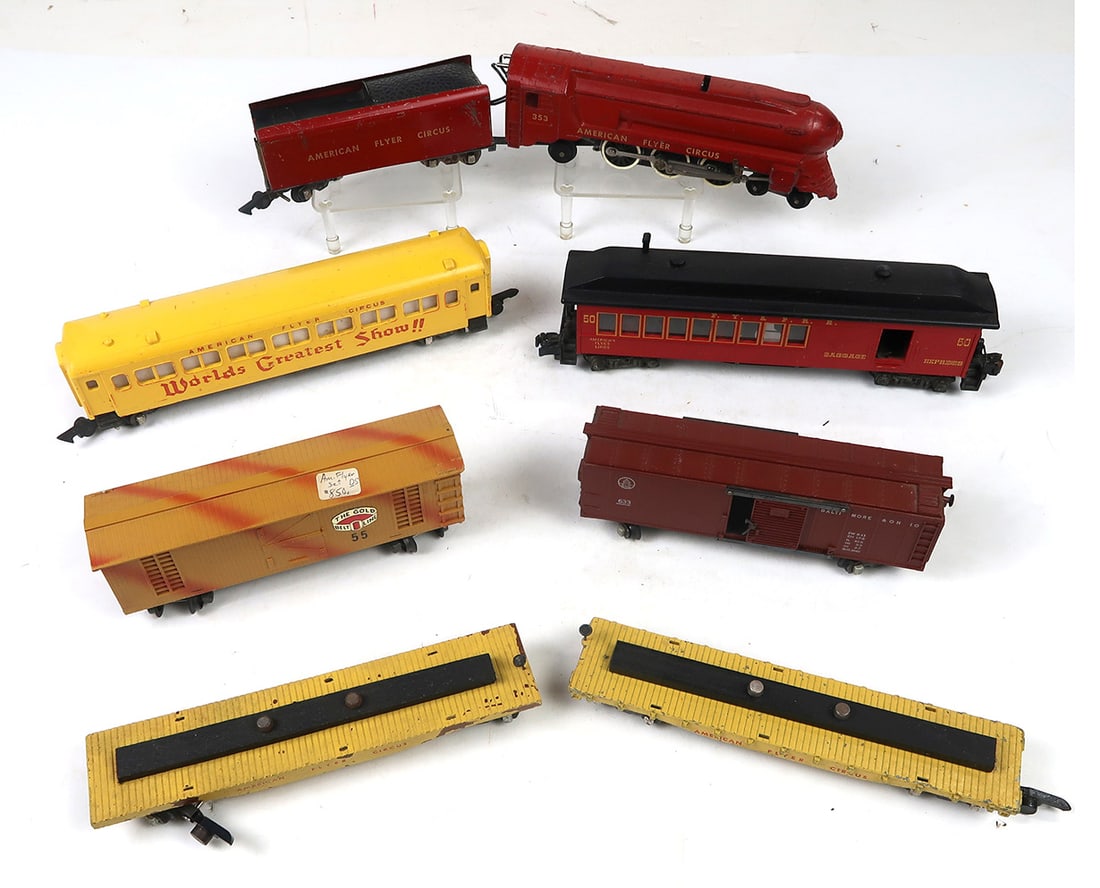 Toy Train (8), American Flyers Circus Flat Car No Cages Included (2), The G (1 of 1)