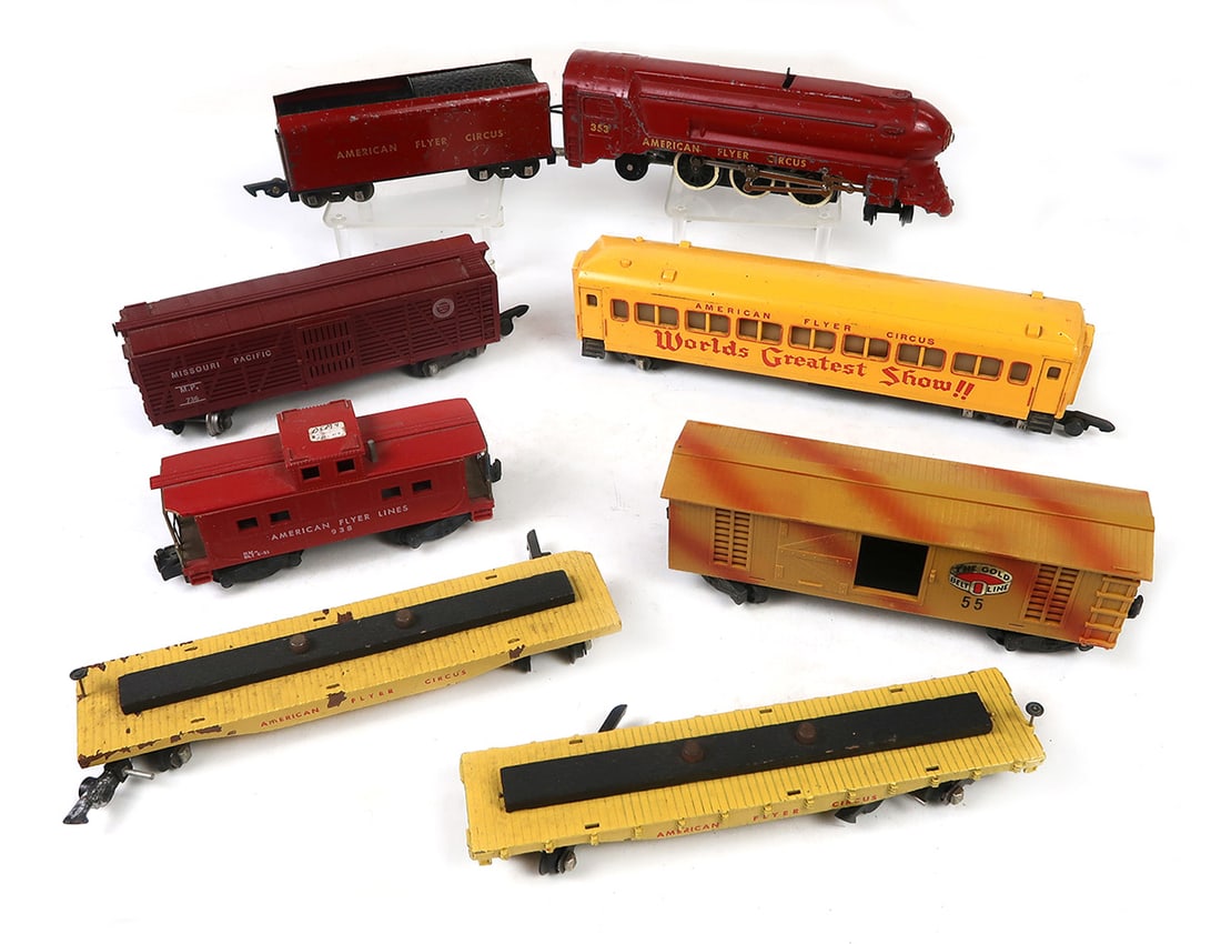 Toy Train (8), American Flyers Circus Flat Car No Cages Included (2), The G (1 of 1)