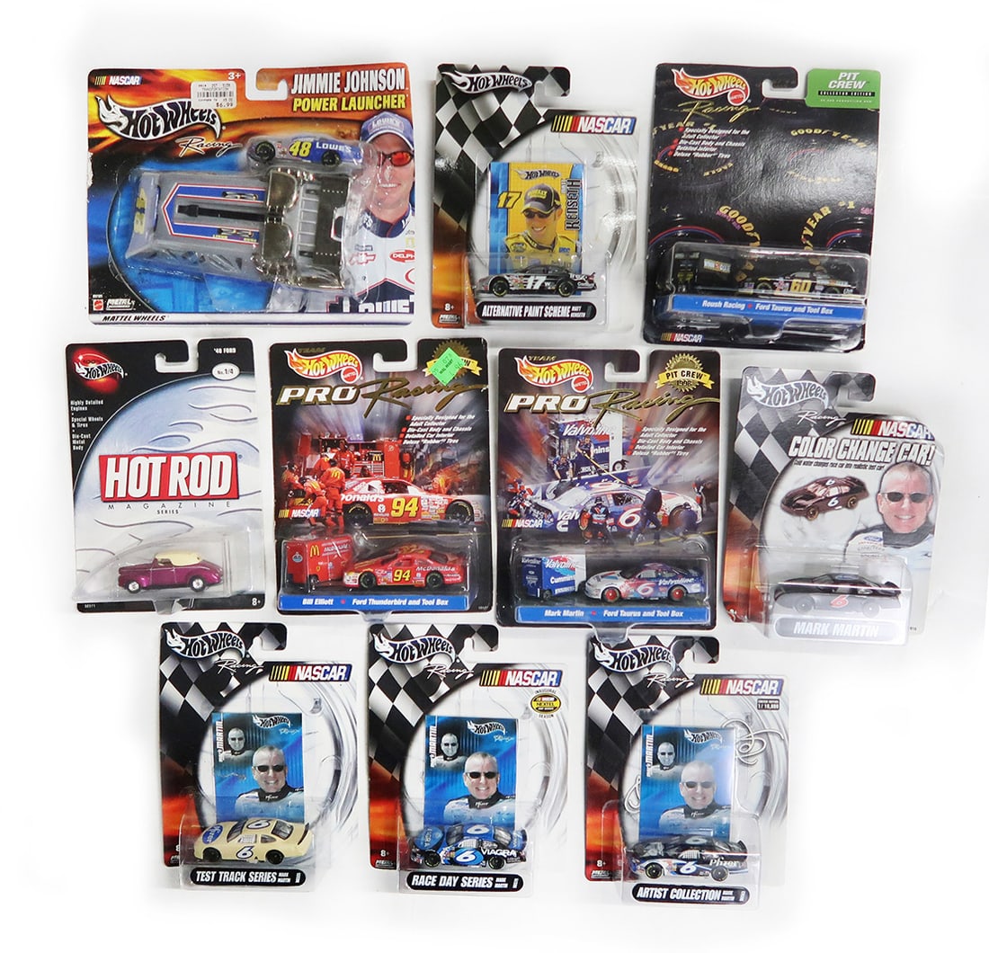 NASCAR Hot Wheels (10), Pro Racing Mark Martin Ford Taurus & Tool Box 1998, (1 of 1)
