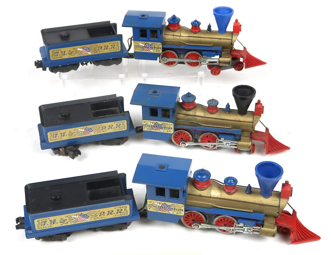 Toy Train, Civil War 'Frontiersman' Electric Train, Wood Burner Type Locomo: Toy Train, Civil War 'Frontiersman' Electric Train, Wood Burner Type Locomotive Puffs Real Smoke, untested cond, 14.5" L.