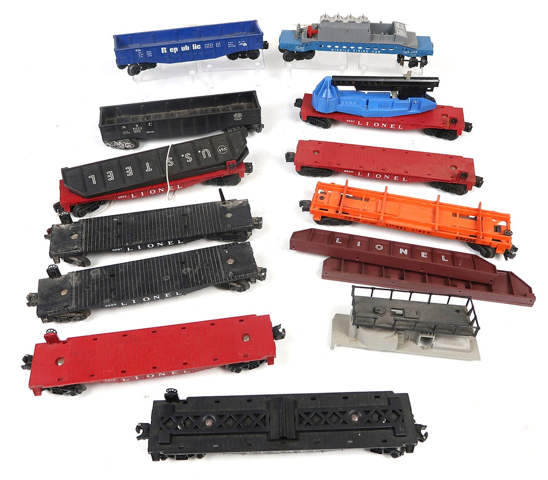 Toy Train (12), 636255 Truck Car, 9136 Republic Steel Car, 6002 Gondola, 64 (1 of 1)