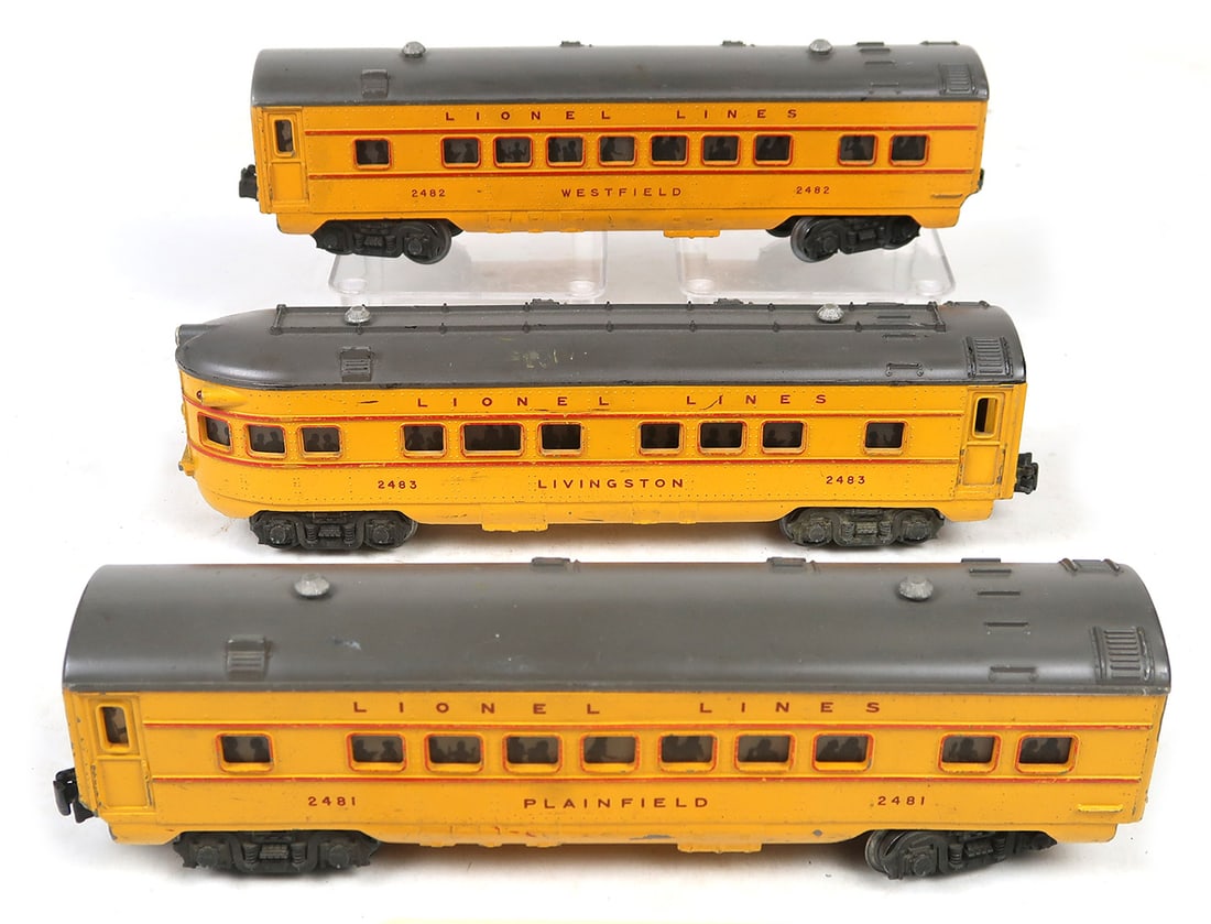 Toy Train (3), 2481 "Plainfield" Lighted Passenger Car with Silhouettes, 24 (1 of 1)