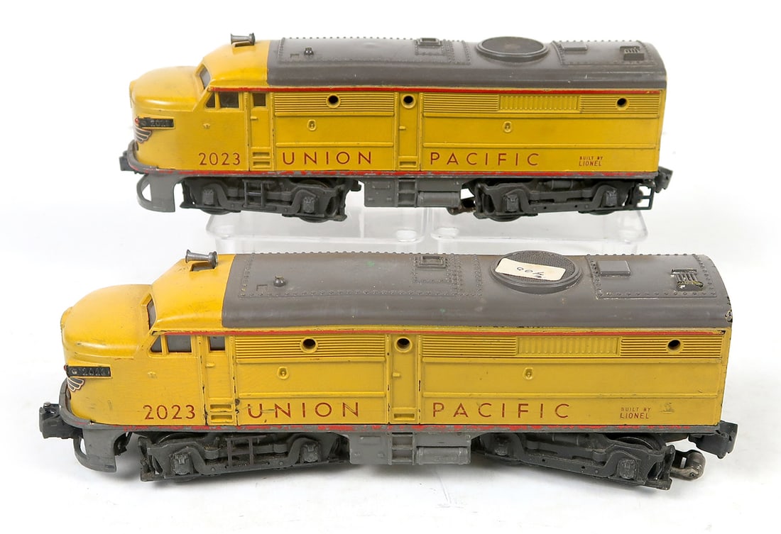 Toy Train (2), 2023 Union Pacific Alco AA Diesel Engine, untested cond, 11" (1 of 1)