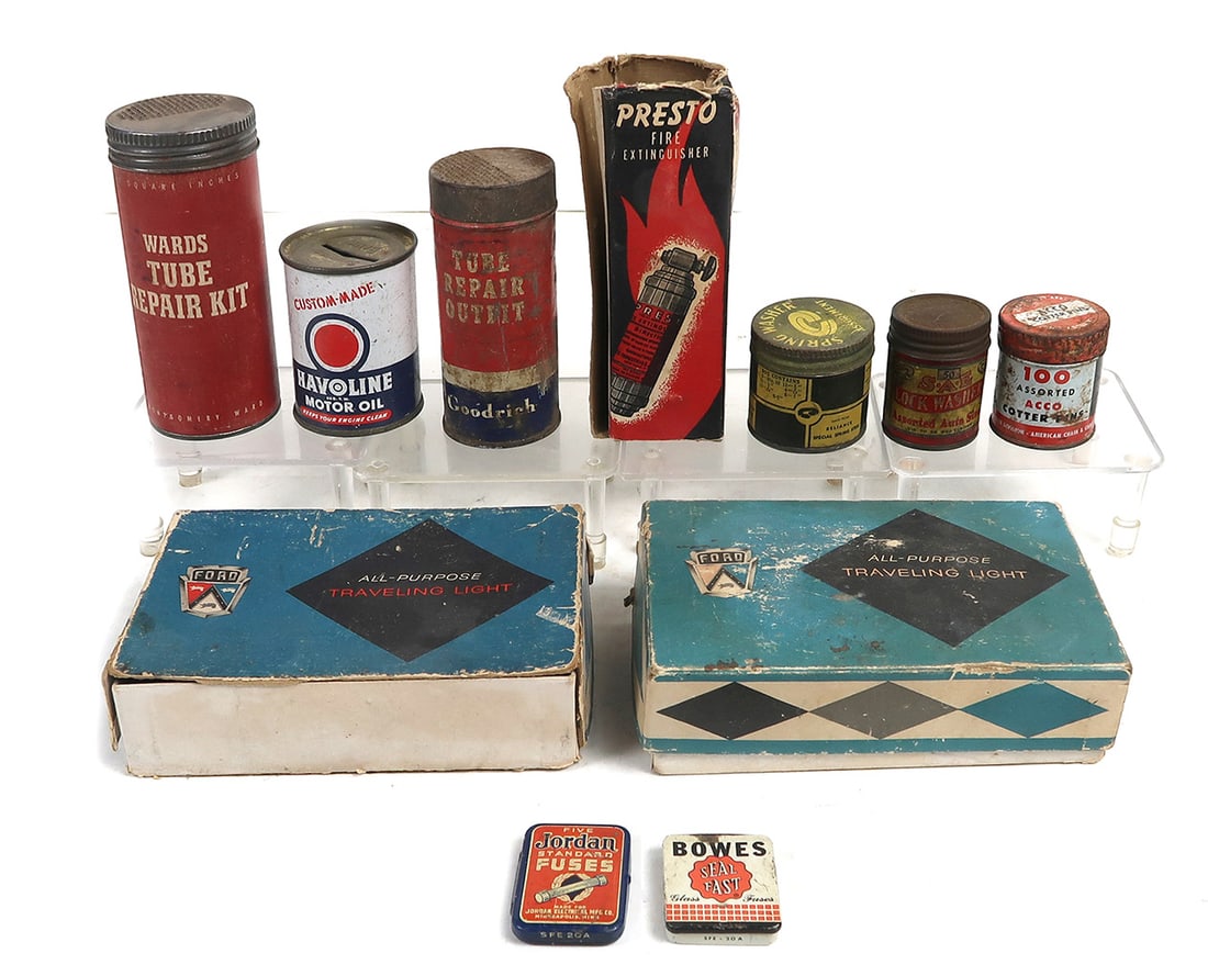 Automotive (11), Presto Fire Extinguisher (untested in box), Havoline Motor (1 of 1)