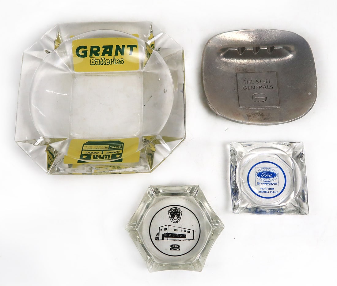 Collectibles (4), Cast Metal The Steel Generals General Tire Ashtray, Ford (1 of 1)