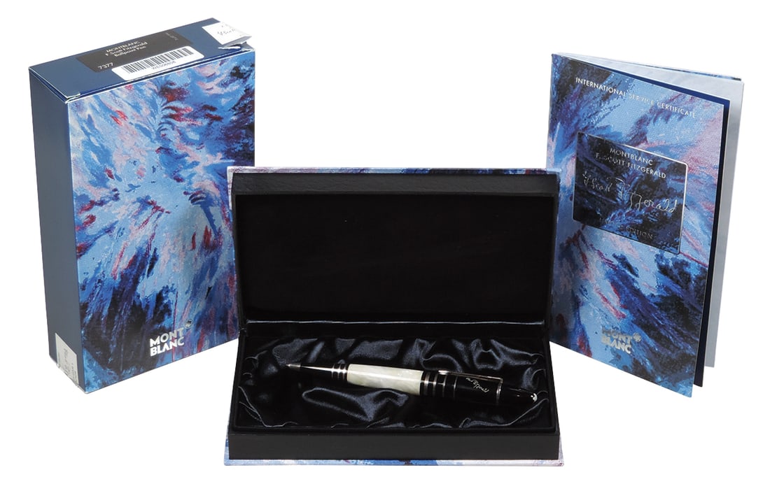 Montblanc F. Scott Fitzgerald Limited Edition Rollerball Pen. Fitzgerald, one of the cult figures of (1 of 4)