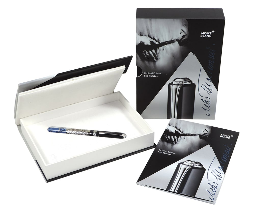 Montblanc Writer's Edition Leo Tolstoy Limited Edition Rollerball Pen. Tolstoy, one of Russia's most: Montblanc Writer's Edition Leo Tolstoy Limited Edition Rollerball Pen. Tolstoy, one of Russia's most famous sons & gifted literary authors chose to live a life of poverty & reclusiveness. His work as 