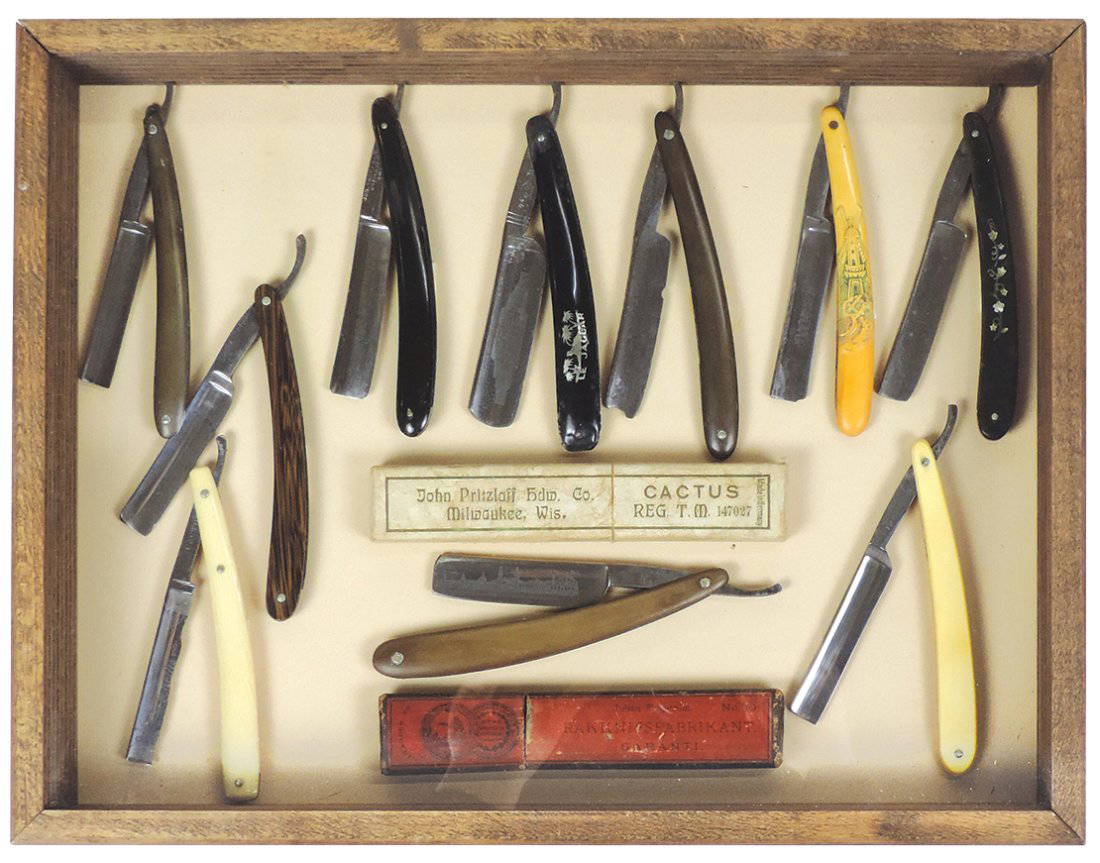Barber Shop Razor Collection, 10 Straight-edge Folding Razors, Incl ...