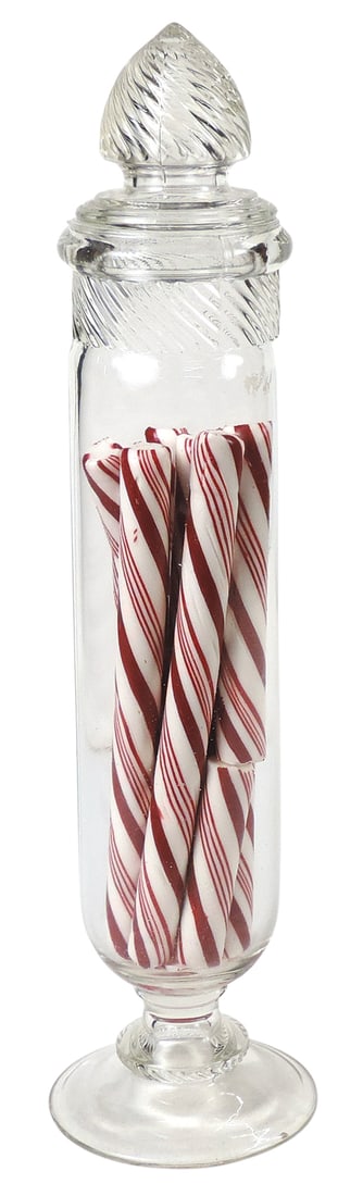 Candy Store Show Jar, Columbia cylinder, Exc cond, 20"H. (1 of 1)