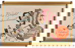 Coca-Cola Sign, Kay Displays framed Winter/Spring, dbl-sided litho on cdbd, c.1955, "Refreshment