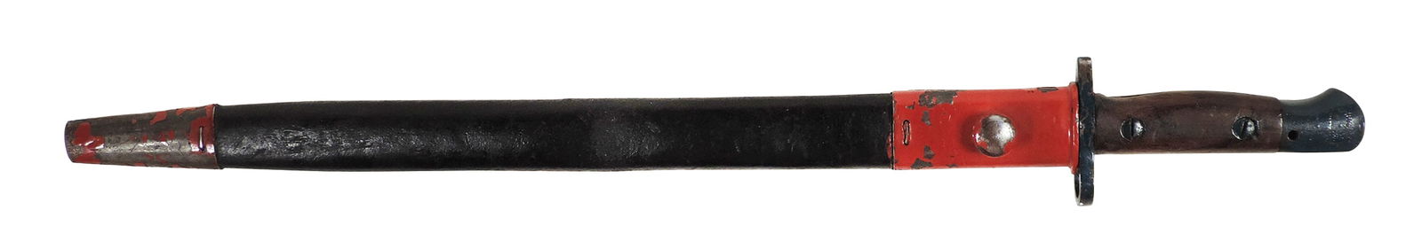 Militaria, Model 1907 Enfield Bayonet & Scabbard, Australia issue mfgd by Remington, VG cond (1 of 5)