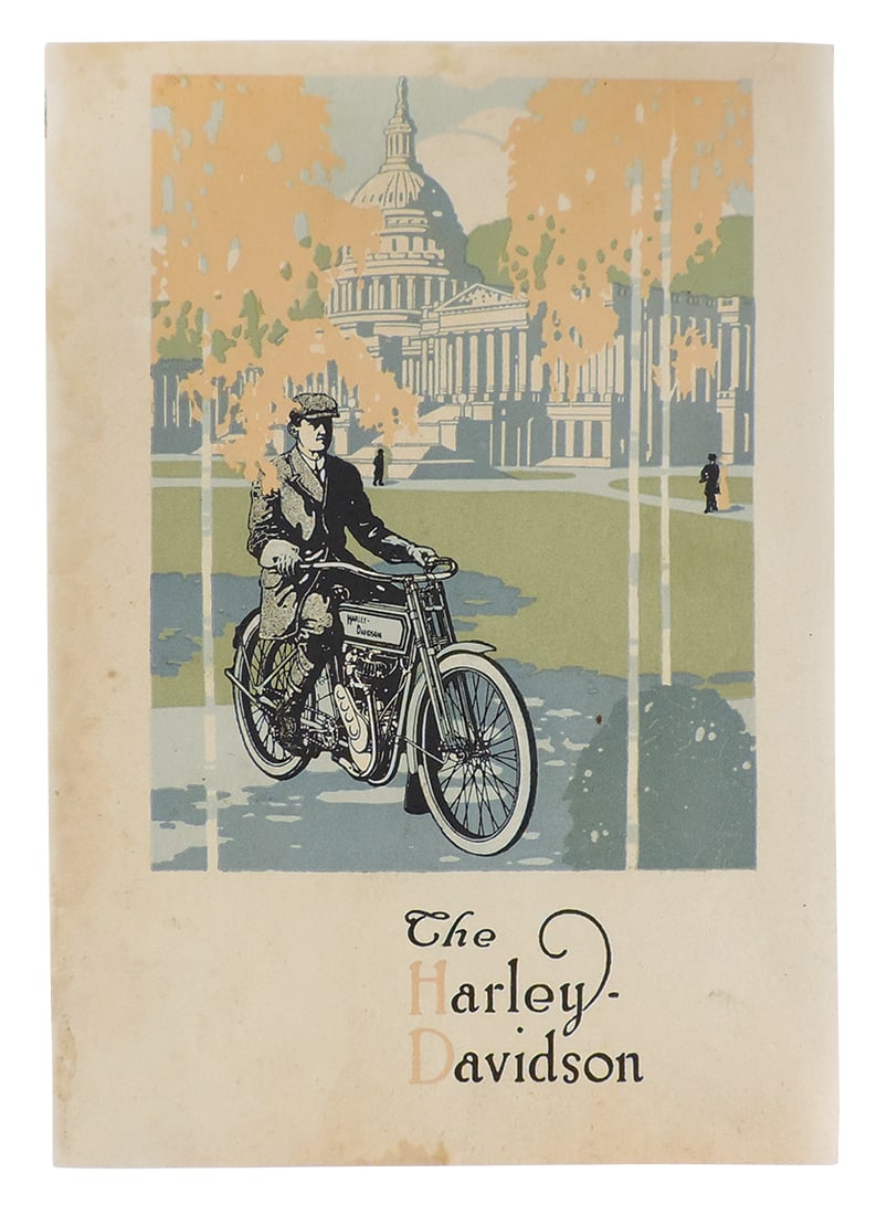 Harley-Davidson Motorcycles Sales Booklet, 22 pgs plus cover, Completed by Klau-Van Pietersom (1 of 4)