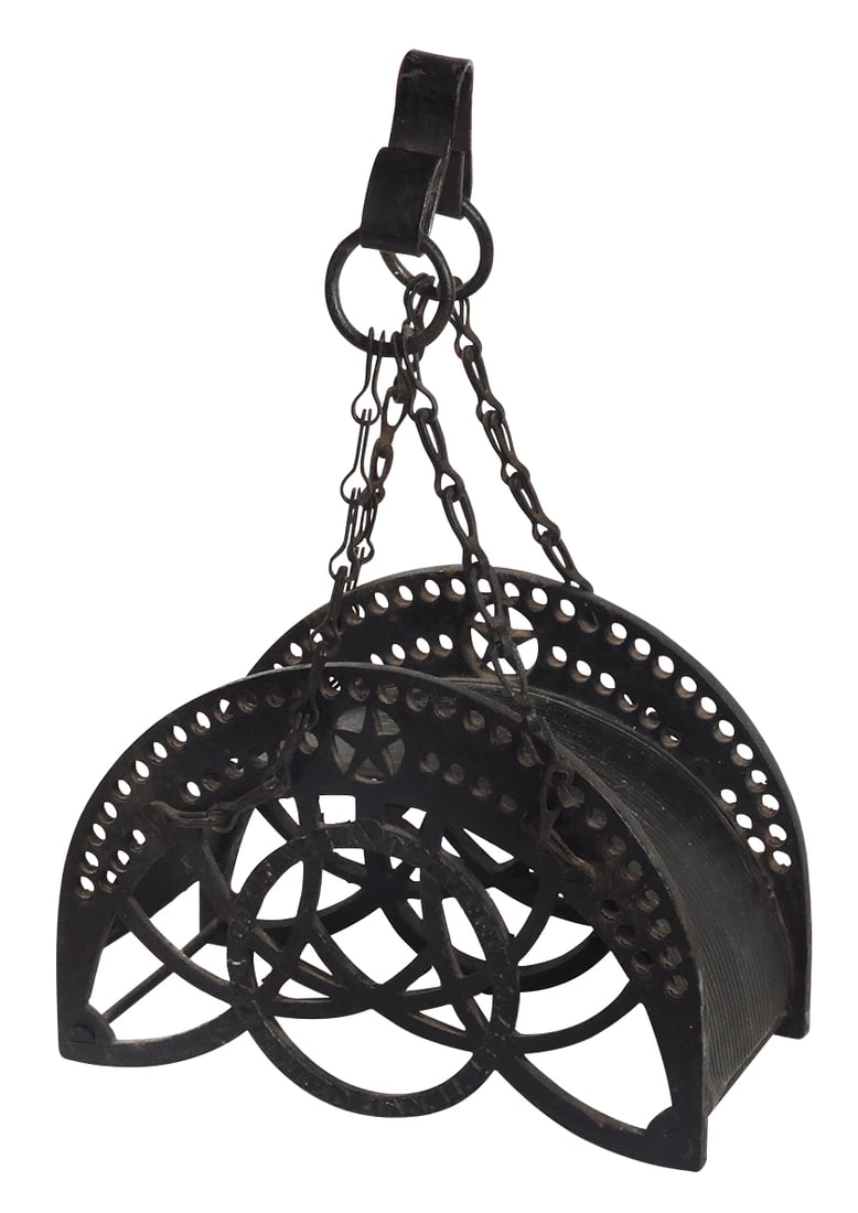 Fire Engine Hose Support, Rare, C.H. Favel-Oberlin, O. Patented Jan. 11, 1887 embossed on both (1 of 1)