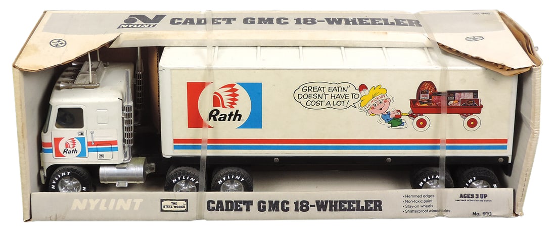 Toy Truck, Rath Packing 18 Wheeler, mfgd by Nylint, pressed steel, MIB (box w/some storage wear), (1 of 1)