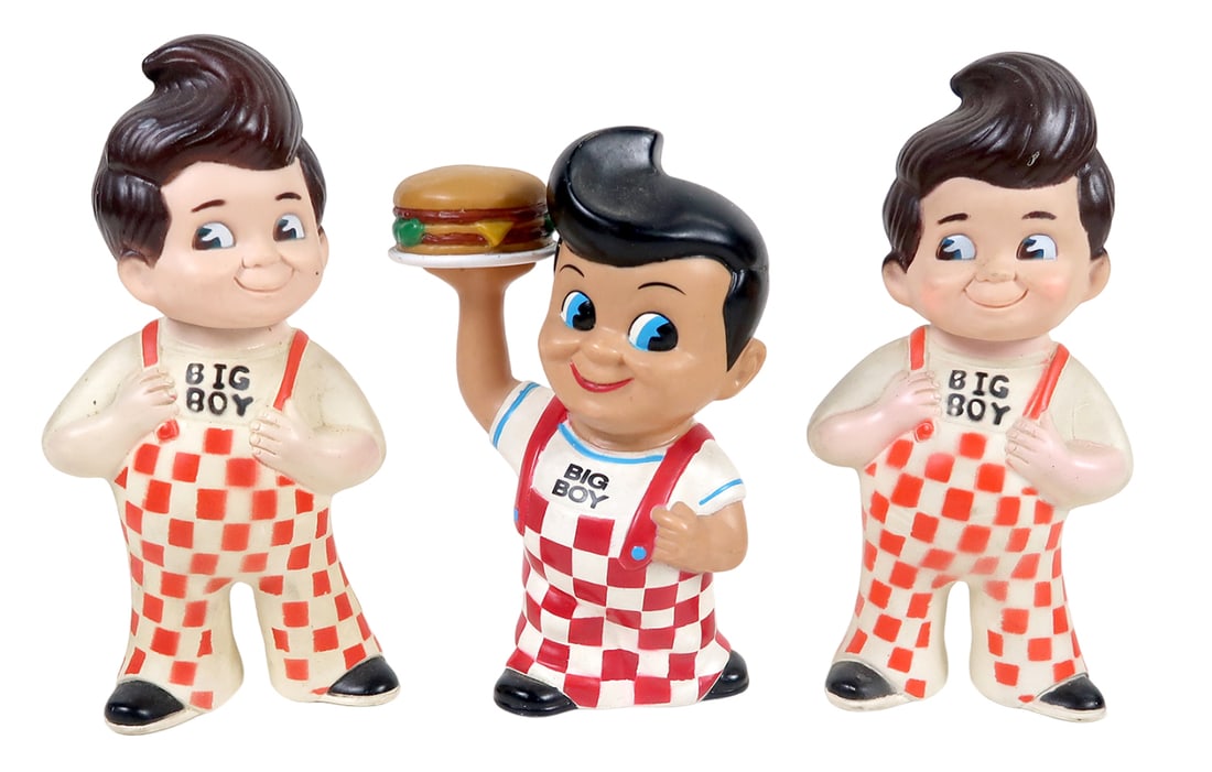 Collectibles (3) 1973 Bob's Frisch's Big Boy Vinyl Coin Banks (2) & 1999 El (1 of 2)