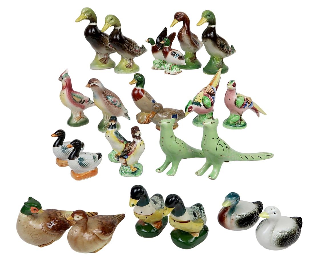 Salt & Pepper Shakers (12 Sets) Enesco Imports-japan Mallard, Hand Crafted (1 of 2)