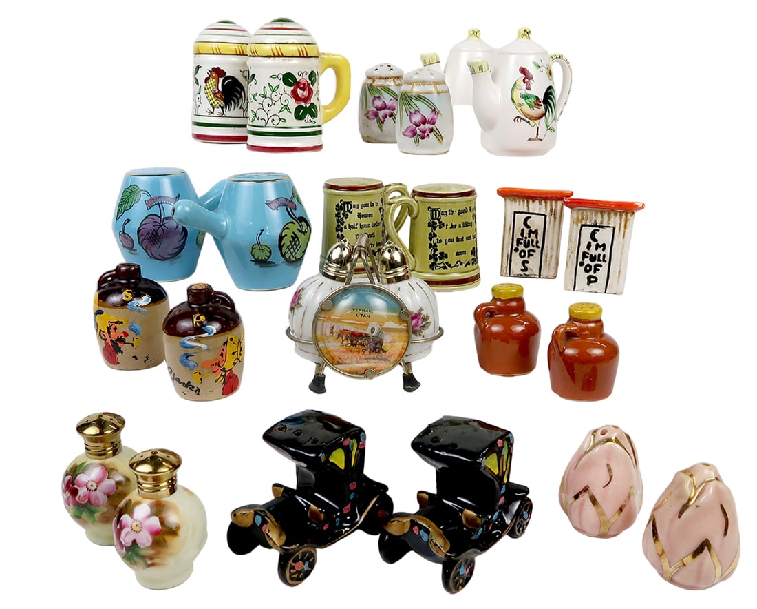 Salt & Pepper Shakers (12 Sets) Mug/jug/misc, Lefton's Reg. U.S. Exclusives (1 of 2)