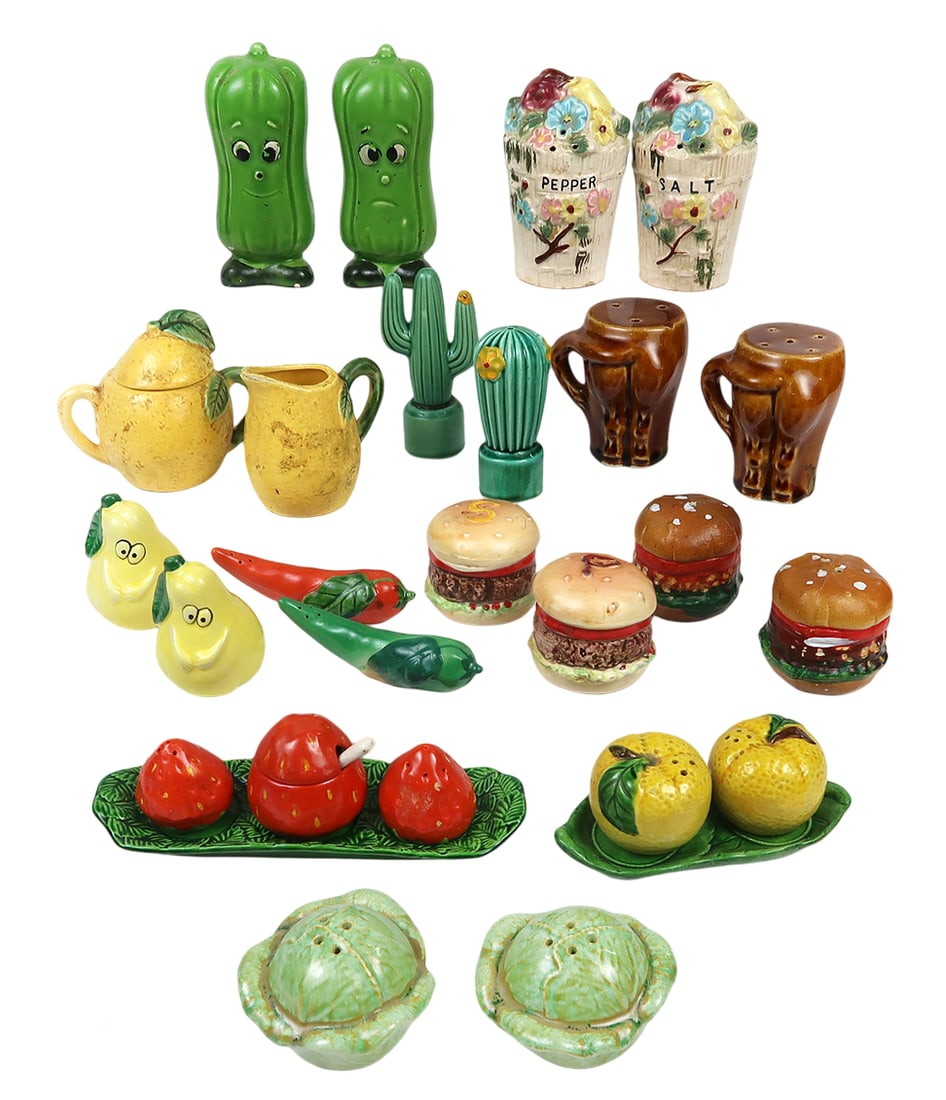 Salt & Pepper Shakers (12 Sets) Food/misc, Maruhon Ware-occupied Japan S&p/ (1 of 2)