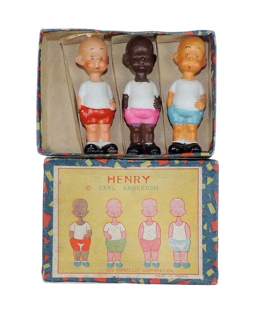 Toy Henry Boxed Bisque Figures from Geo. Borgfeldt Corp., c. Carl Anderson, (1 of 1)