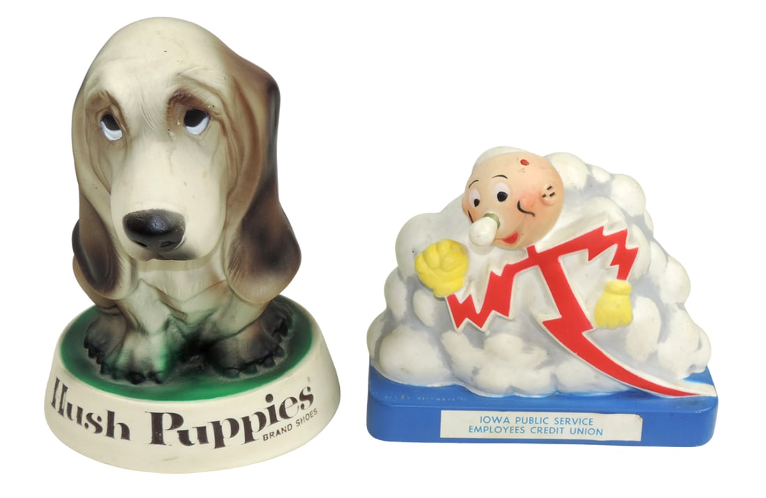 Advertising Display & Bank, Hush Puppies Brand Shoes basset hound adv displ (1 of 1)
