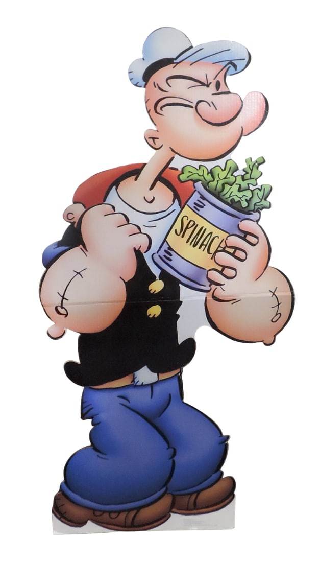Popeye cdbd cutout, #90 Popeye from King Features Syndicate, Inc., Distribu (1 of 1)