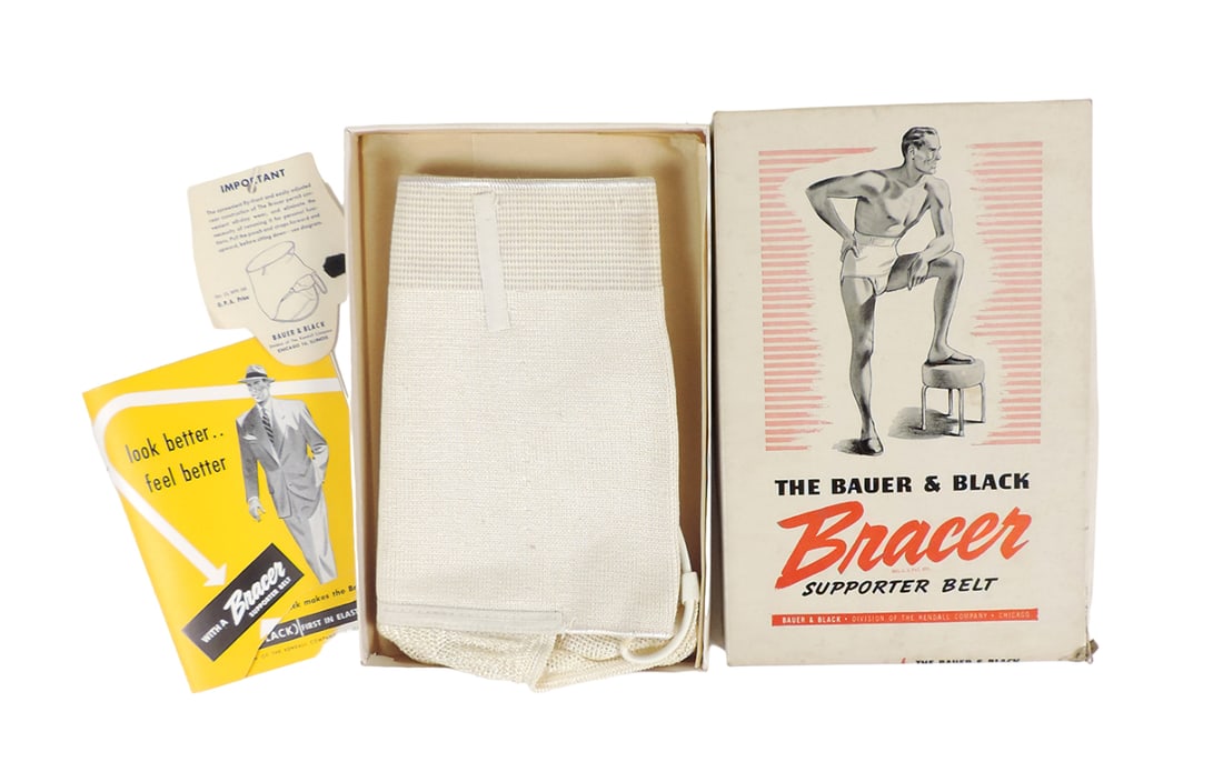 Medical Device, The Bauer & Black Bracer supporter belt, size 42-44 Bauer & (1 of 1)