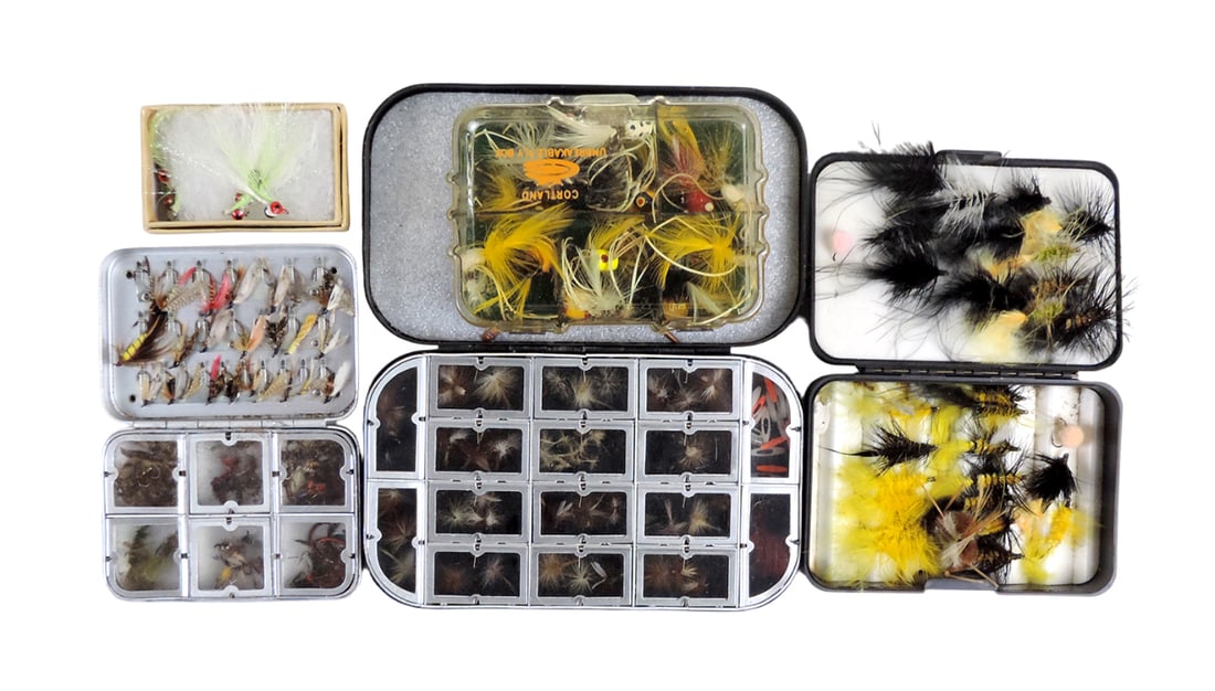 Vintage Fly Fishing Tackle (5 cases), Cortland Unbreakable Fly Box includes (1 of 1)