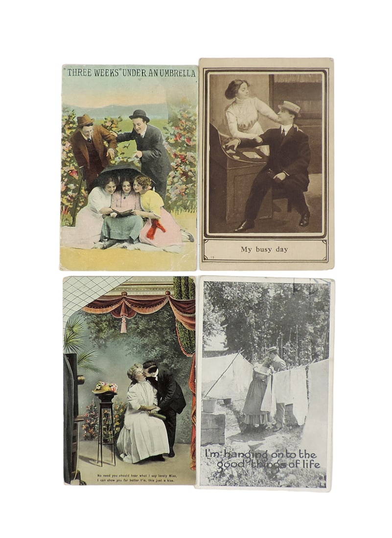 Comical Postcards (21), c.early 19th C., incl Published by M.T. Sherahan, B (1 of 5)