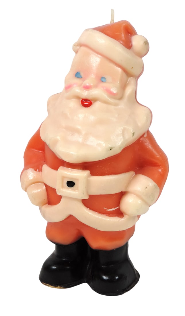 Christmas Santa Candle, Gurley Candle Co.-Buffalo, N.Y.-USA, Patent Applied (1 of 2)