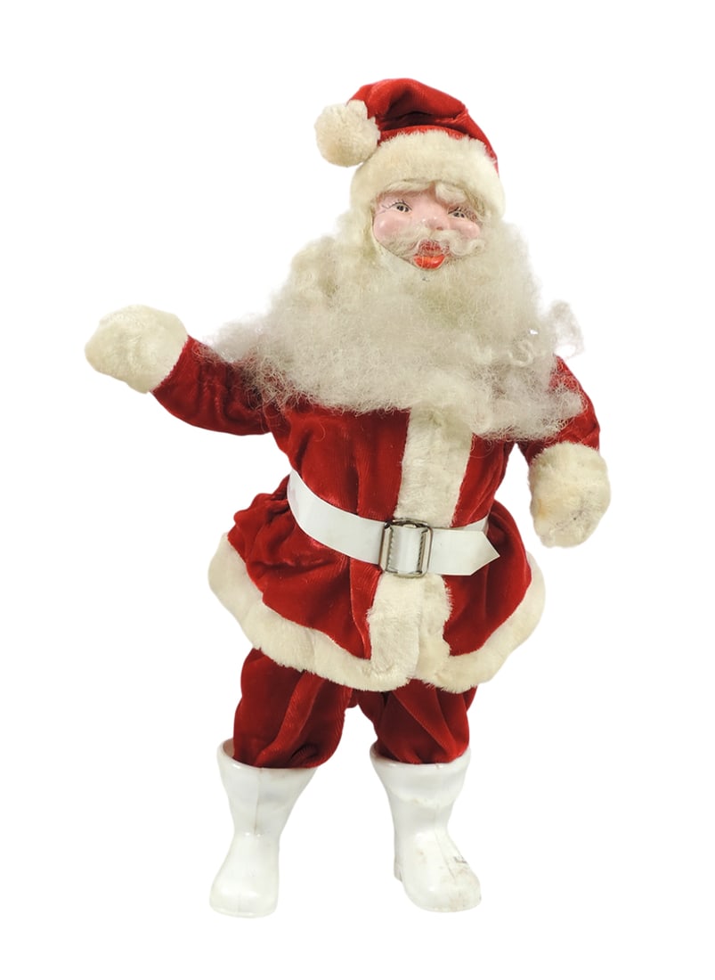 Christmas Harold Gale Santa Claus Store Display, composition face w/form st (1 of 2)