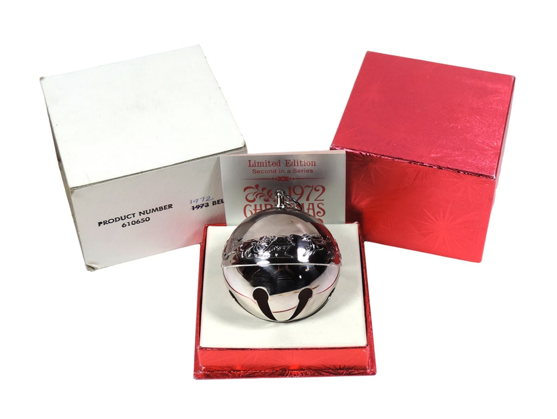 Christmas Bell, 1972 Christmas Bell by Wallingford, Connecticut, Annual Edi (1 of 3)