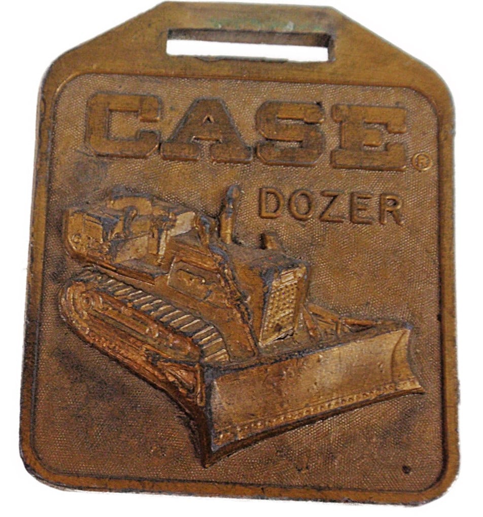 Case Watch Fob, Dozer, Marked S C Hansen Inc. 100Ihtaca Road, Horseheads, N (1 of 2)