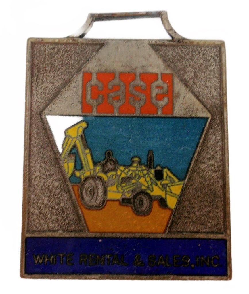 Case Watch Fob, Back Hoe, Bucket Tractor, White Rental & Sales Inc. White R (1 of 2)