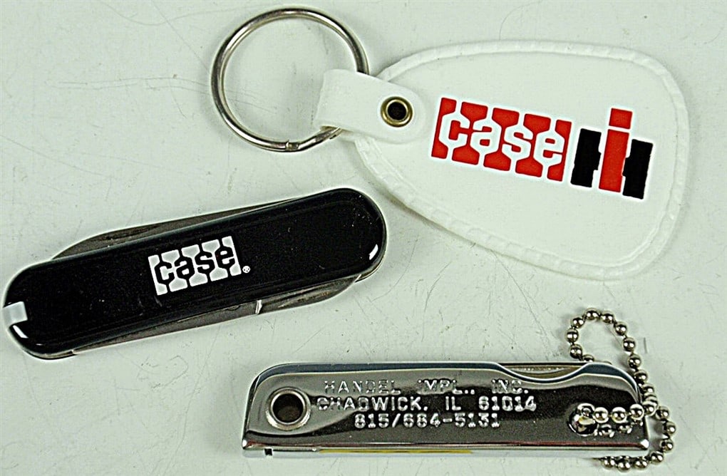 Case Advertising, 3pcs. (2) pocket knifes, I Handel Implement Inc & Handel (1 of 1)