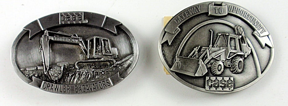Case Belt Buckles. Case Crawler Excavators, & Case Gateway to Opportunity. (1 of 2)