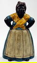 Door Stop, Cast Iron "Aunt Jemima" , 13 inches Tall. Good Cond.
