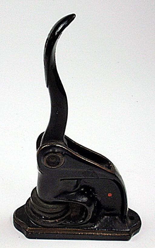 Cast Iron. "Interstate Oil Co. Corporate Seal, Burlington, Iowa", VG Cond (1 of 1)